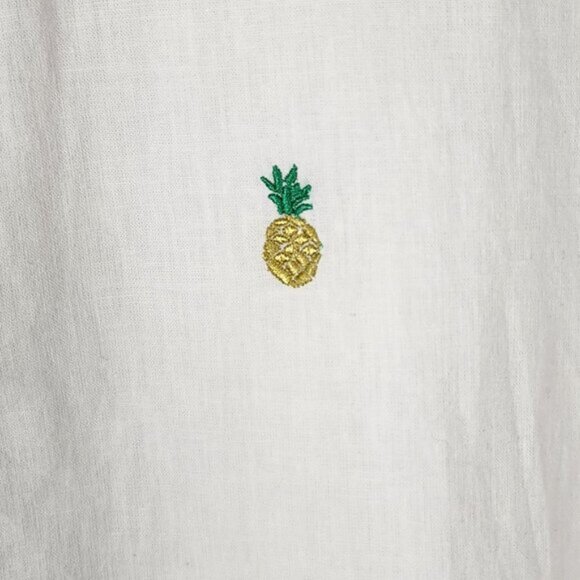 Tenth Ocean White Washable Linen Cotton Blend Shirt - Picture 2 of 6